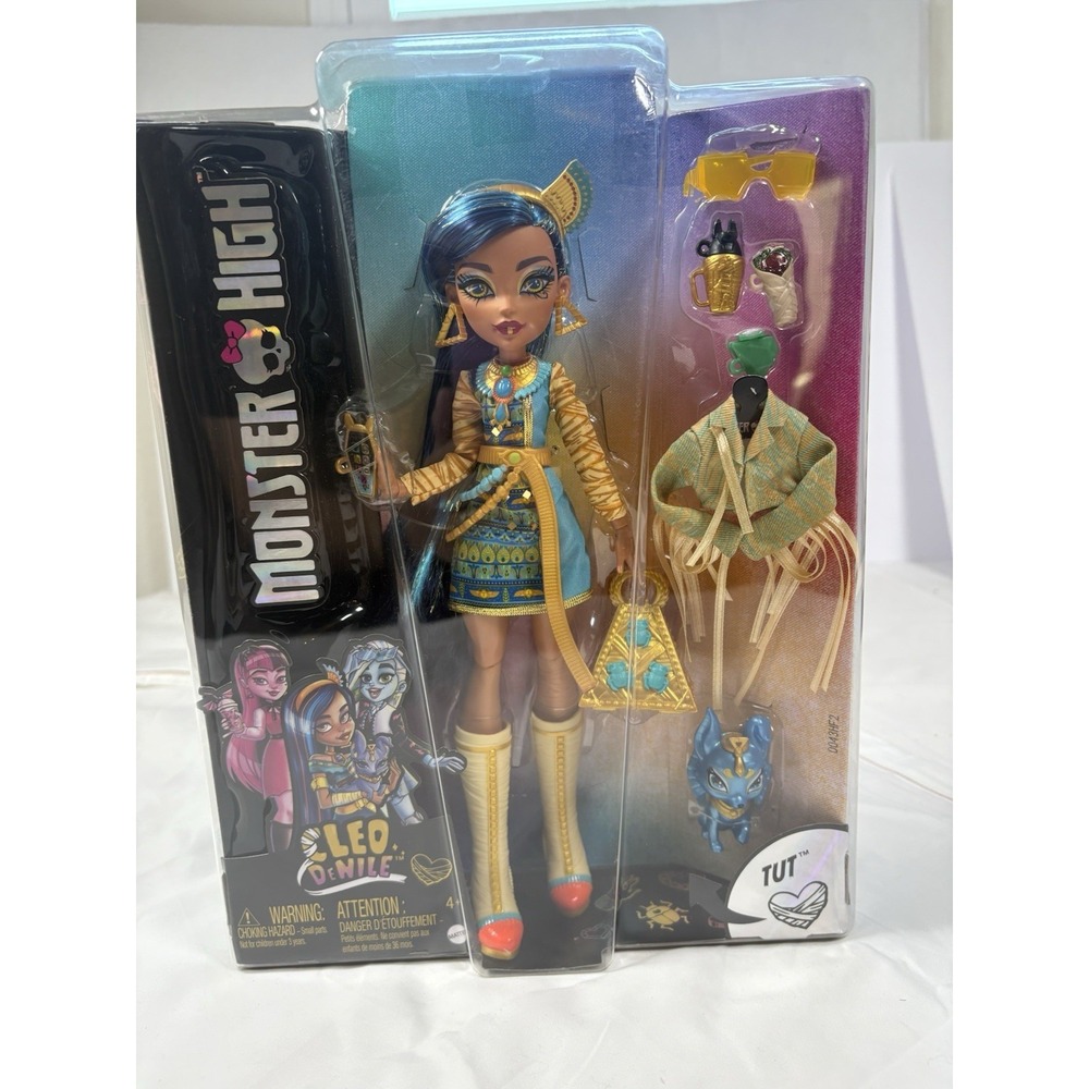Monster High G3 Cleo De Nile Doll 2022 Mattel Generation 3 New In Box